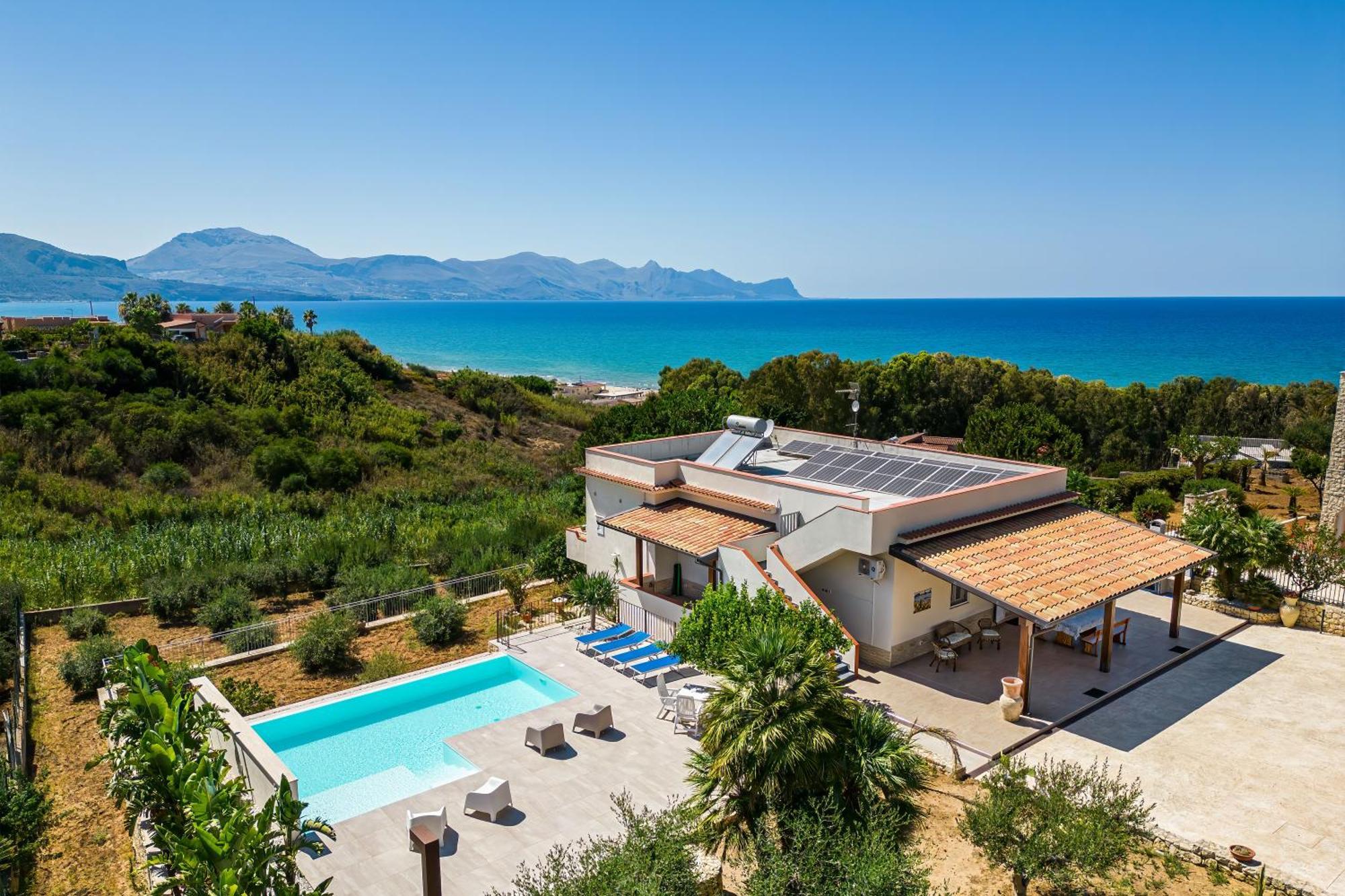 Villa Dellacqua Alcamo Marina Exterior foto